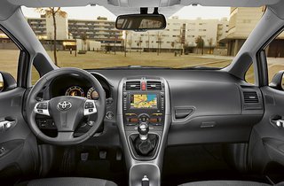 Kvaliteten er fin i kabinen på Toyota Auris