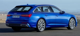 Audi A6 Avant bagfra.