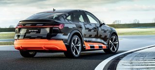 De nye S-versioner af Audi E-tron og E-tron Sportback kaldes stadig prototyper og er derfor klædt ud.