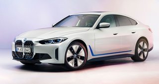 BMW i4 er reelt en eldrevet 4-serie Gran Coupé. Dén model - med benzinmotor - har vi ikke set endnu.