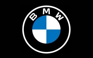 Det nye BMW-logo til 'visuelt' brug - hvilket ikke omfatter bilerne og forhandlerne. 