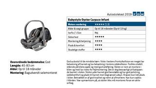 Babystyle Oyster Carpace Infant