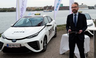 Transportminister Ole Birk Olesens ministerium har støttet brinttaxierne.