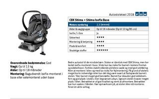 CBX Shima + Shima Isofix Base