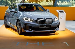 BMW 1-serie set forfra