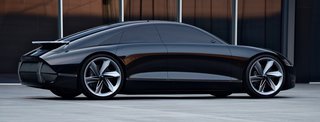 Med konceptbilen Prophecy vil Hyundai bl.a. vise, hvad man kan gøre med en ny elbil-platform med stor akselafstand.