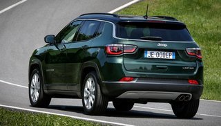 De visuelle forandringer på den faceliftede Jeep Compass er små.