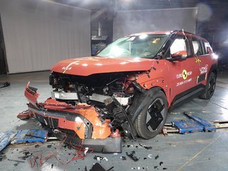 Kia EV3 smadret efter crashtest