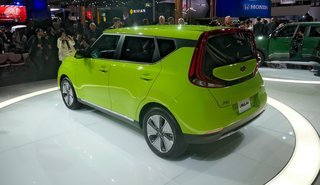 Kia Soul EV set bagfra.