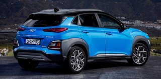 Hyundai Kona fås nu som benzin, diesel, el og hybrid.