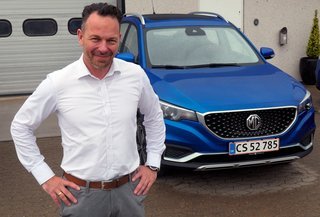 Direktør for MG Motor i Danmark, Rasmus Aagaard.
