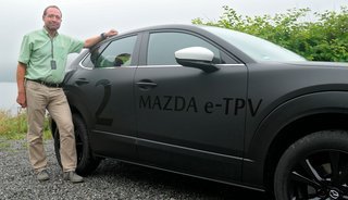 Motor har som et af få medier i verden prøvet prototypen til Mazdas kommende elbil. 