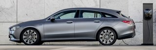 Mercedes-Benz CLA Shootring Brake kan officielt køre mellem 58 og 68 km på en opladning. 