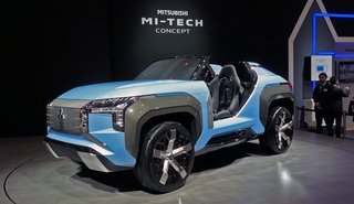 Konceptbilen Mi-Tech, vist på Tokyo-udstillingen 2019, skulle varsle en ny type hybridteknik til små biler.