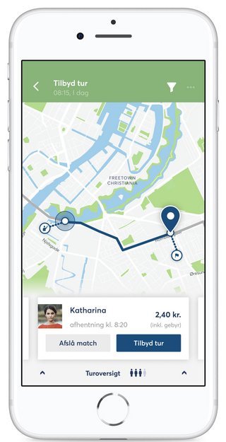 Ta'Med gør det nemt at søge og tilbyde samkørsel