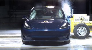 Tesla Model 3 var en af de mest sikre biler i 2019