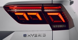 Den opladelige VW Tiguan har betegnelsen eHybrid.