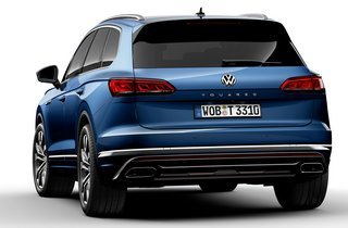 VW Touareg bagfra.