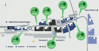 Oversigt over opladning i Københavns Lufthavn