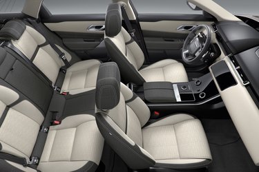 Range Rover Velar kvadrat uld i kabinen