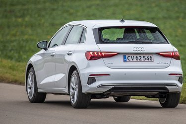 Audi sælger kun A3 som plugin-hybrid i dette traditionelle femdørs karrosseri. Andre motorvarianter findes også som sedan. Der findes ikke en reel stationcar, der må du vælge en SUV i stedet. 
