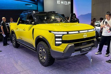 Uventet pickup-nyhed. Nissan viser denne nye Frontier Pro (Navara) som plugin-hybrid (Nissans e-Power-teknik). Den skal eksporteres til lande uden for Kina, men Europa virker ikke som et sandsynligt marked.