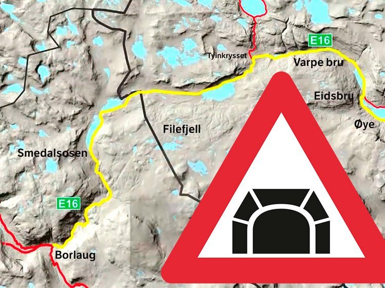 Seks kilometer ekstra tørvejr mellem Oslo og Bergen