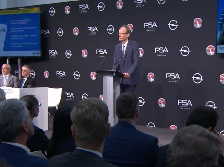 Opels pressekonference