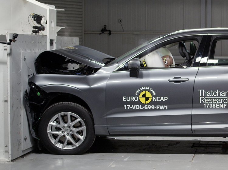 Volvo nye XC60 var samlet set den mest sikre bil, Euro NCAP testede i 2017.