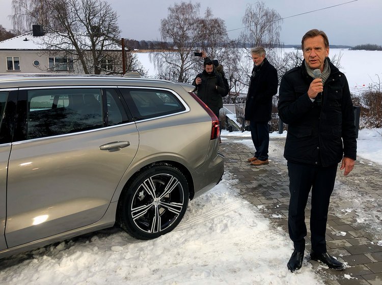 Volvo-direktøren præsenterer ny V60.