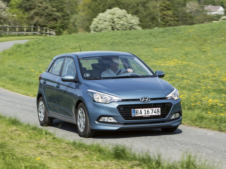 Hyundai i20 forfra
