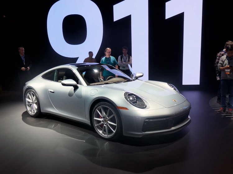 Porsche 911-premieren i Los Angeles.