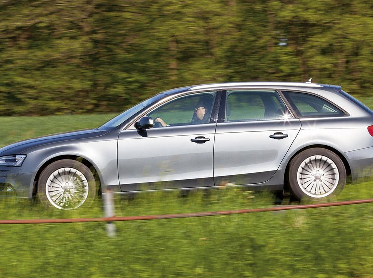 Audi A4 fra siden
