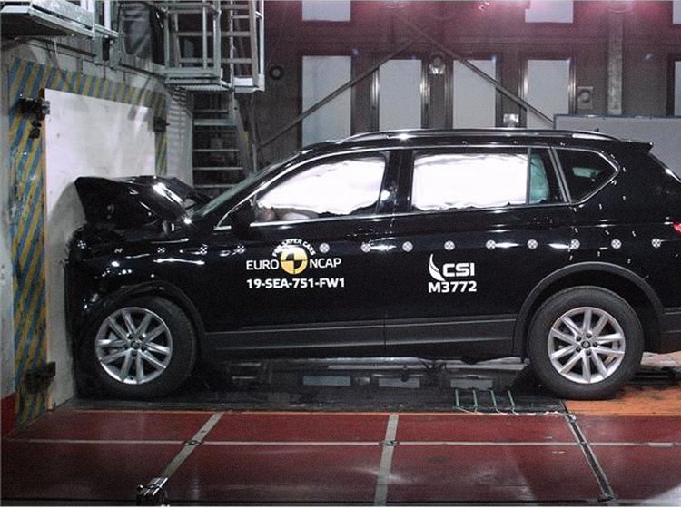 Der er fem flotte stjerner til Seat Tarraco i årets første Euro NCAP-test.