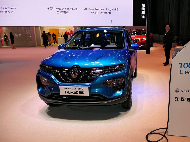 Renault viser sin K-ZE City i Shanghai.