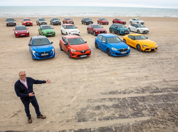 Den indledende test af Car of the Year-biler fandt sted ved den skandinaviske Tannistest i Nordjylland.