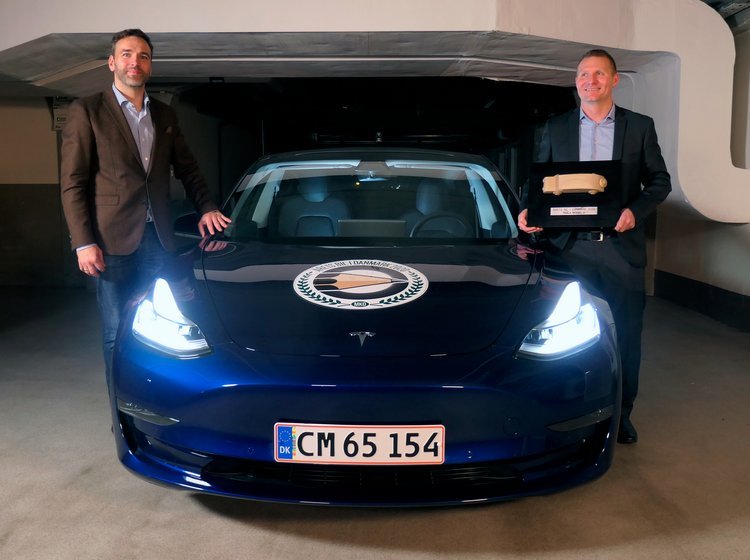 Tesla Model 3 er Årets Bil i Danmark 2020