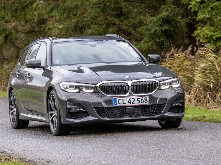 BMW 3-serie set forfra