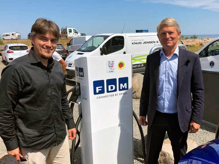 FDMs ladenetværk på Bornholm blev indviet 24. juni.