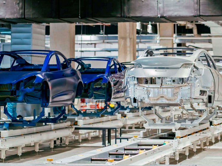 Tesla-fabrikken i Shanghai åbnede i 2019.