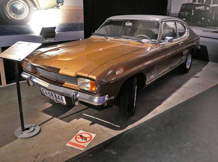 Ford Capri blev i 1969 som den første kåret som Årets Bil i Danmark.