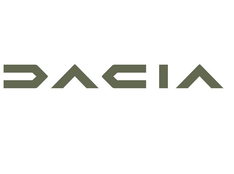 Dacias nye logo - stilen er kantet.