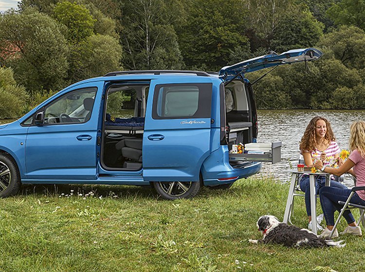 VW Caddy California er en fin campingbil til to personer