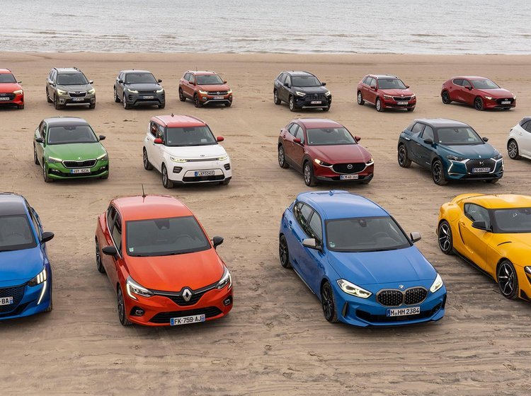 Cars on the beach. 