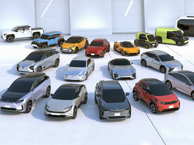 De 17 nye elbiler fra Toyota-Lexus.