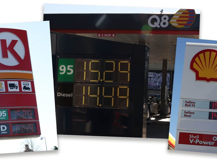 Ens benzinpriser
