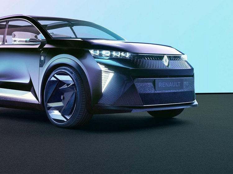 Renault Scenic årgang 2024 i konceptudgave.