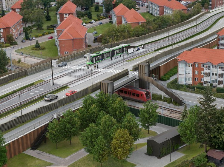 Herlev Station bliver stoppested for Hovedstadens Letbane