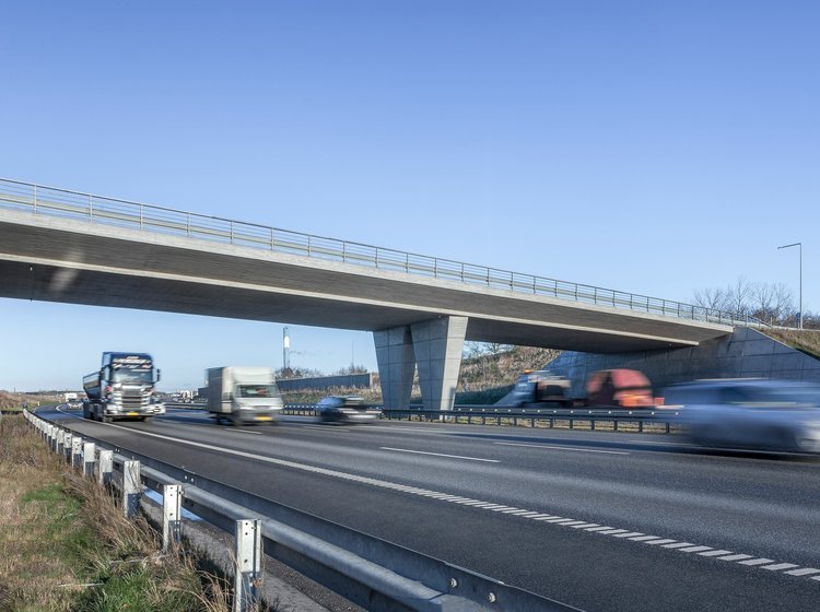 Trafik på motorvej