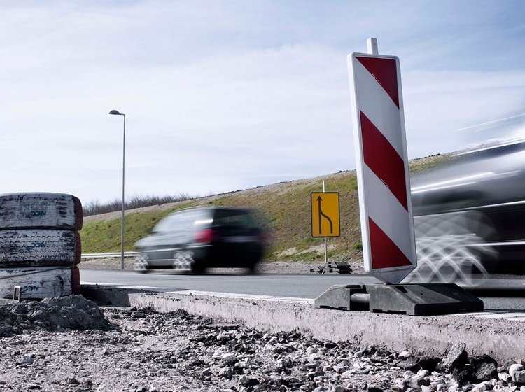 Trafik ved vejarbejde